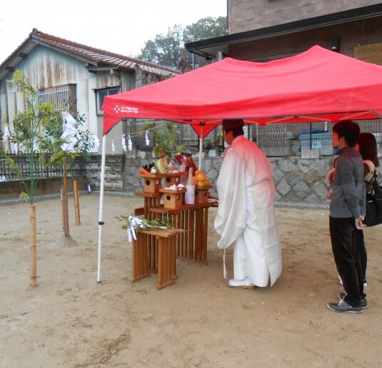 祝・ご契約地鎮祭　Ｋ様邸