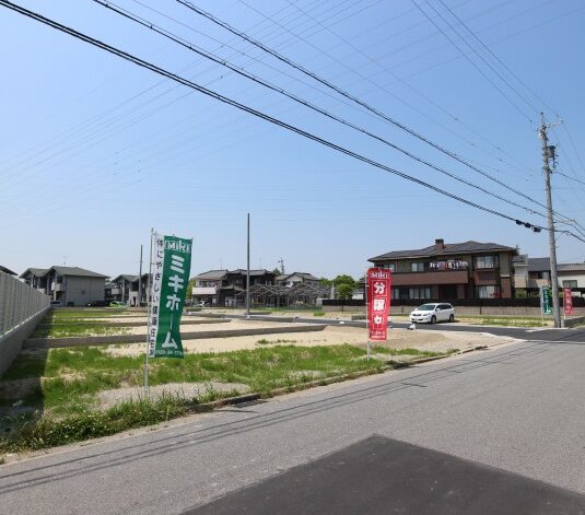 岡崎市　矢作ガーデン　宅地造成が完成しました！