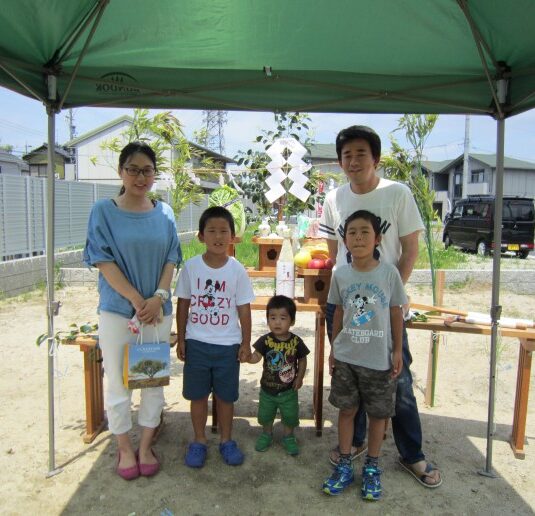 祝地鎮祭　矢作ガーデンＧ棟　Ａ様邸