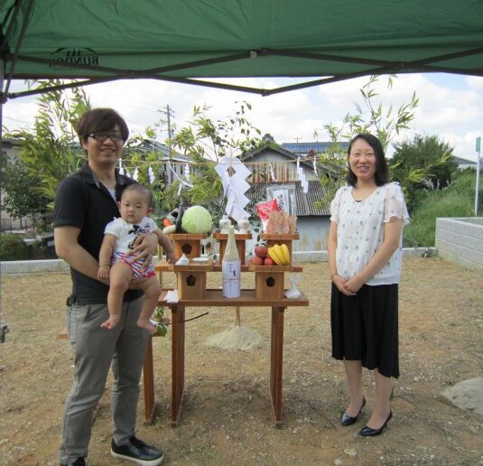 祝ご契約・地鎮祭　岩津ガーデンＧ棟　Ｉ様邸