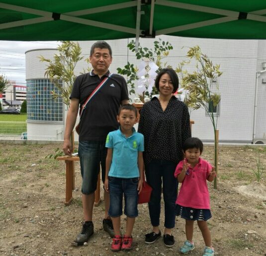 祝・地鎮祭　欠町ガーデンＤ棟　Ａ様邸