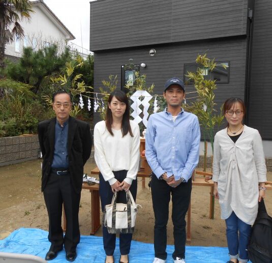 祝ご契約・地鎮祭　真伝ガーデンＥ棟　Ｓ様邸