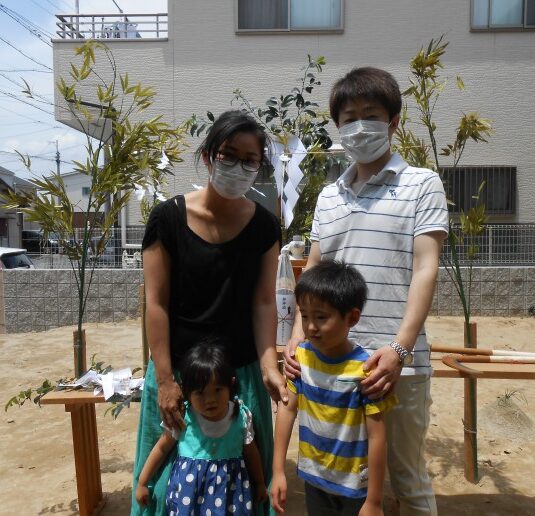 祝ご契約・地鎮祭　羽根ガーデンⅣA棟　M様邸