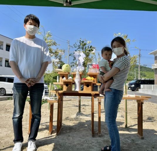 祝ご契約・地鎮祭　小呂ガーデンH棟　K様邸