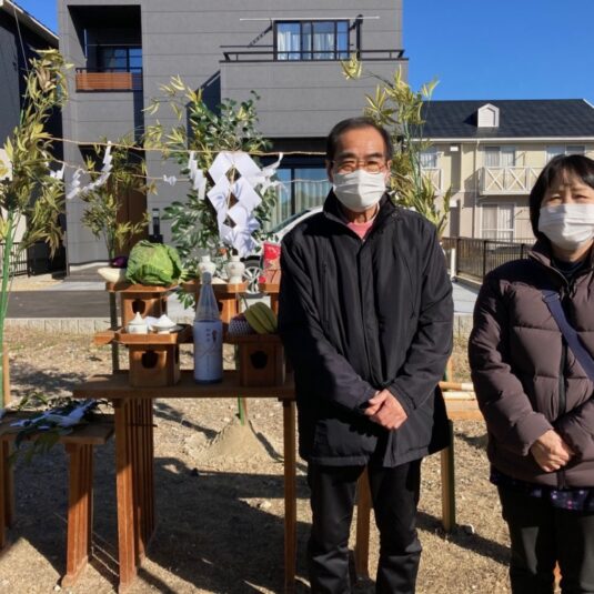 祝ご契約・地鎮祭　下和田ⅢE棟　K様邸