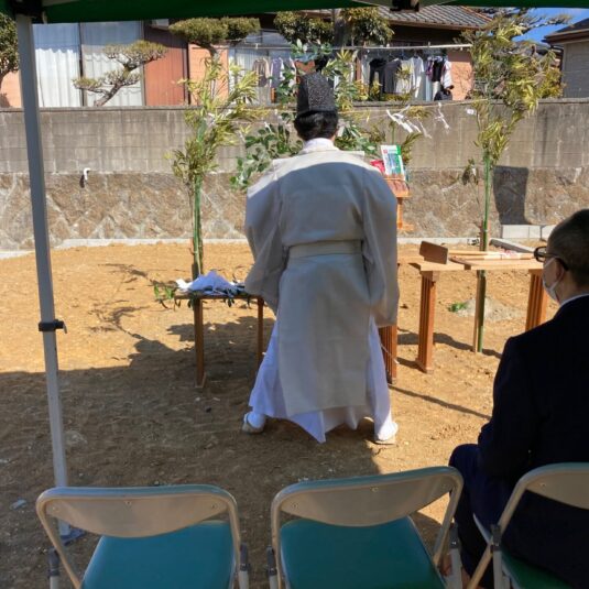 祝ご契約・地鎮祭　井田ガーデンⅡB棟　N様邸