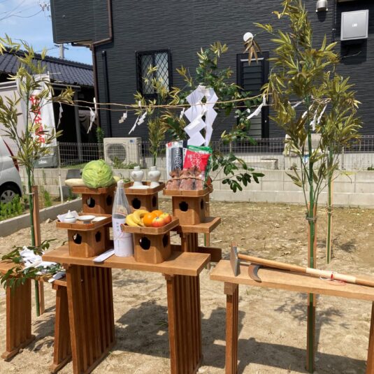 祝地鎮祭　鴨田ガーデンA棟　K様邸
