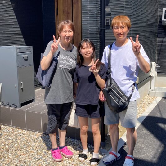 祝お引渡し　井田新町ガーデンⅡB棟　T様邸