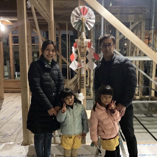 祝上棟　桜井Ｂ棟　Ａ様邸